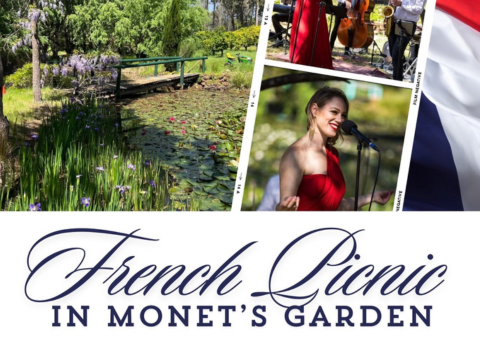 French picnic in Monet's garden