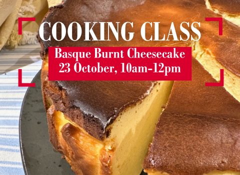 Cooking Class October - Basque Cheesecake